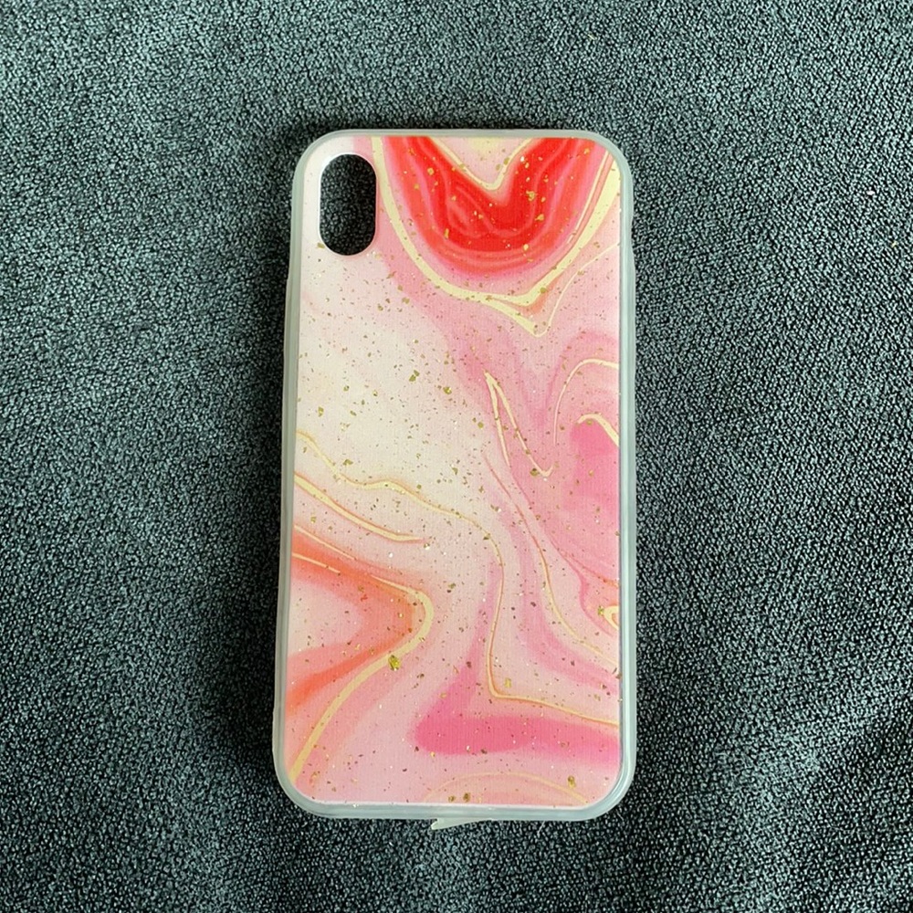 Marble Gold Fleck iPhone XR Case